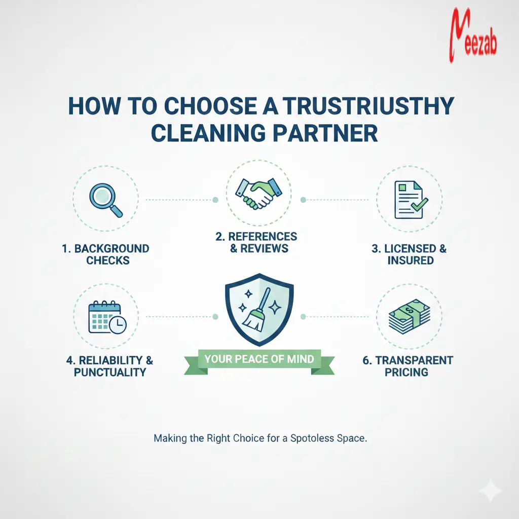 How to choose a trustworthy cleaning partner Meezab Office Cleaning Company