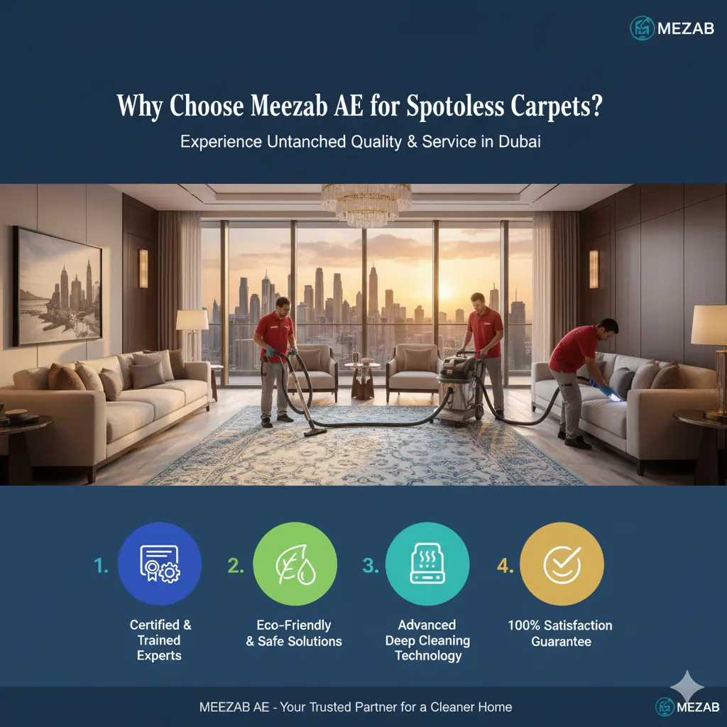 Why Choosing Meezab AE for Carpet Cleaning Services - Cleaning Company Dubai