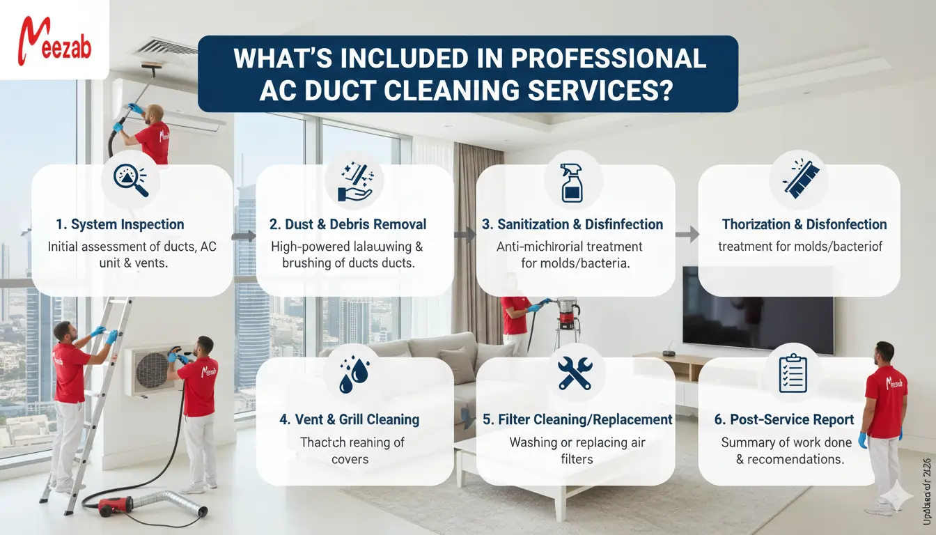 What’s Included in Professional AC Duct Cleaning Services?