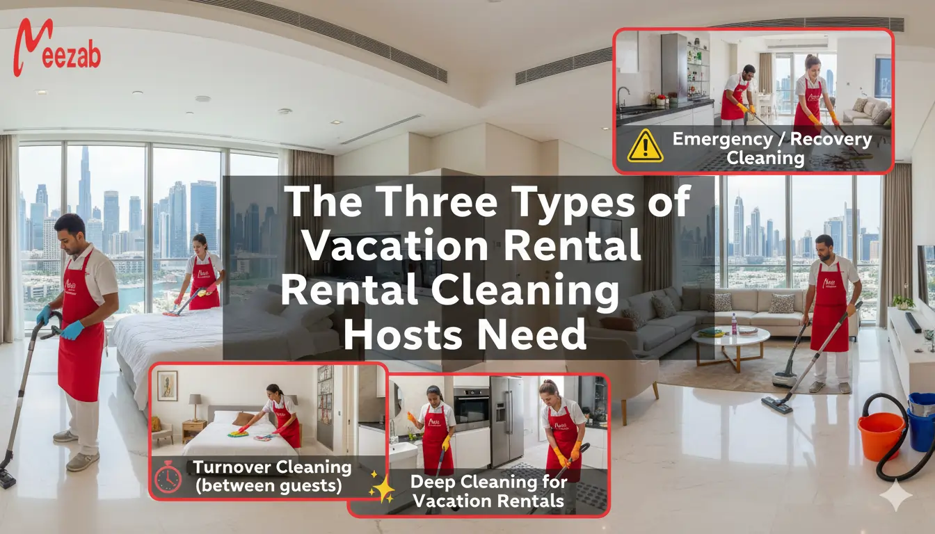 The Three Types of Vacation Rental Cleaning Hosts Need