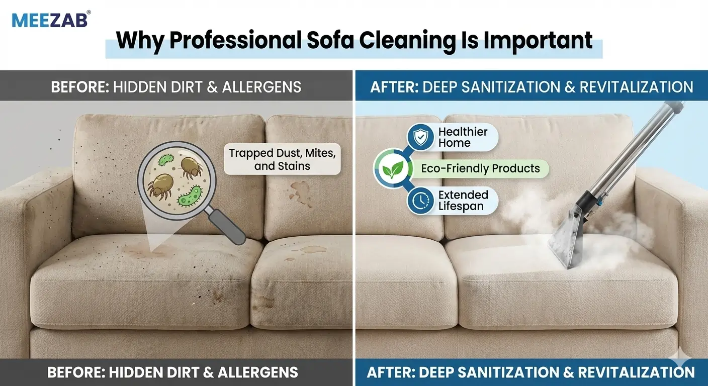 Why Professional Sofa Cleaning in dubai Is Important