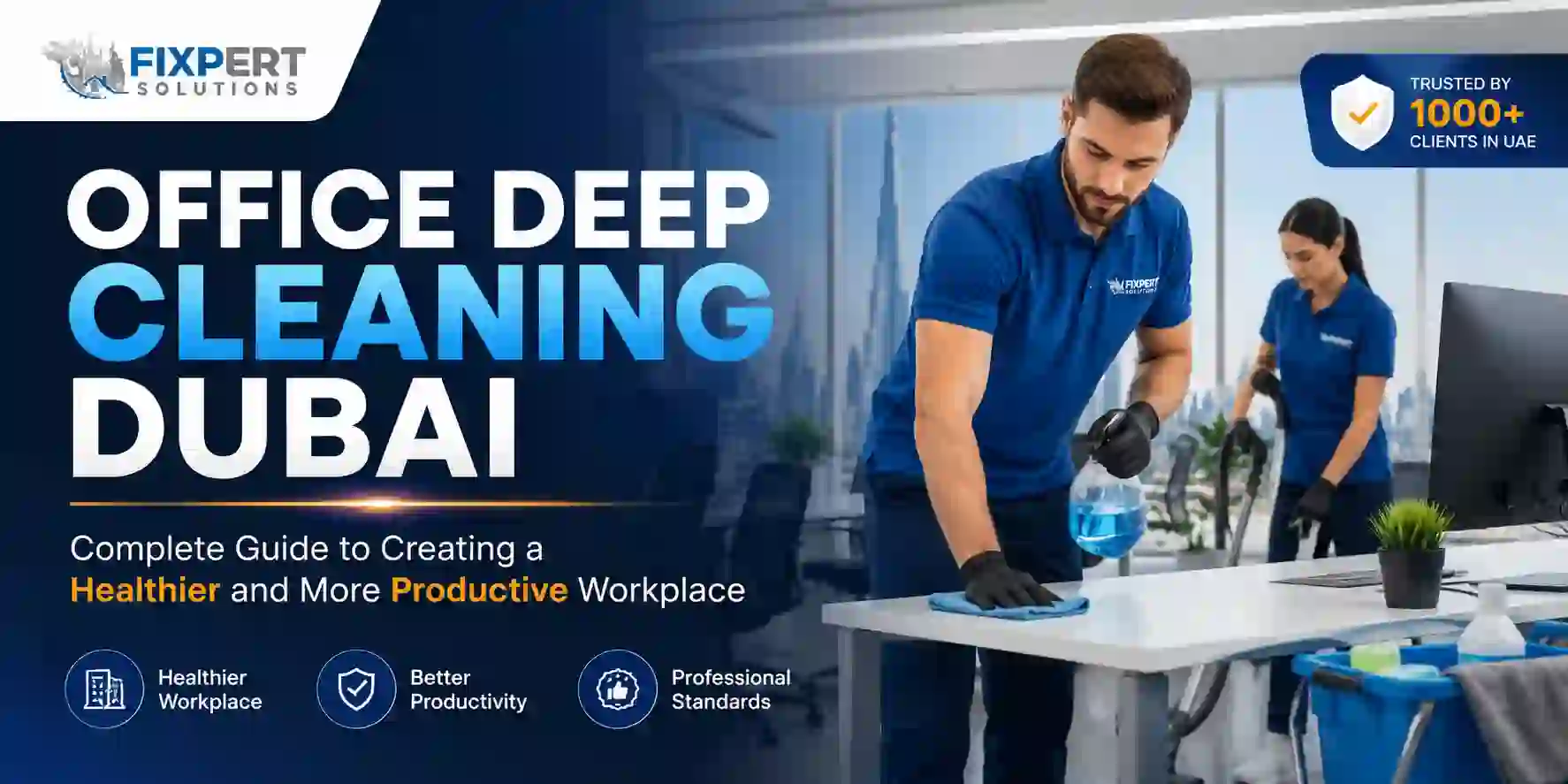 Office Deep Cleaning Dubai: Complete Guide to Creating a Healthier and More Productive Workplace