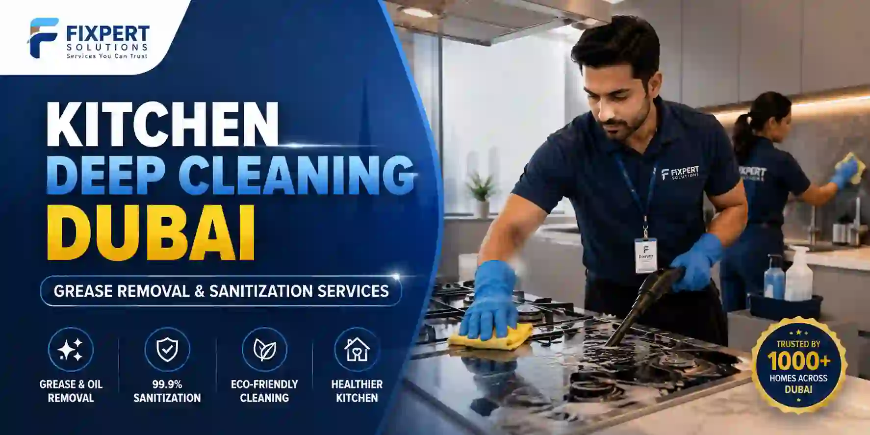 Kitchen Deep Cleaning Dubai | Grease Removal & Sanitization Services