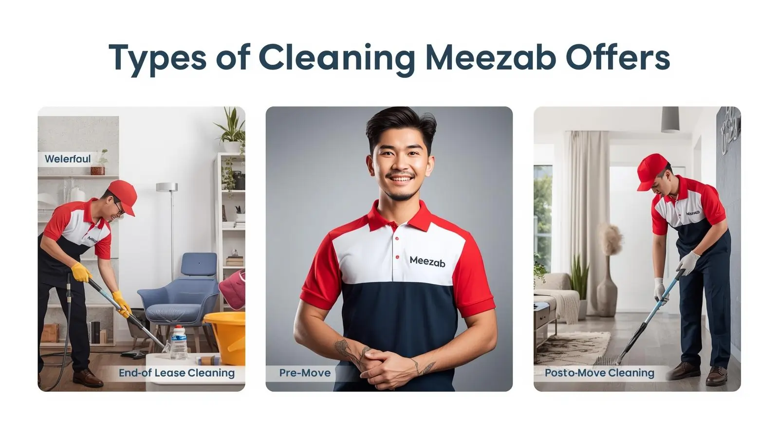 Types of Cleaning: End-of-Lease Cleaning, Pre-Move Cleaning and Post-Move Cleaning- Meezab AE