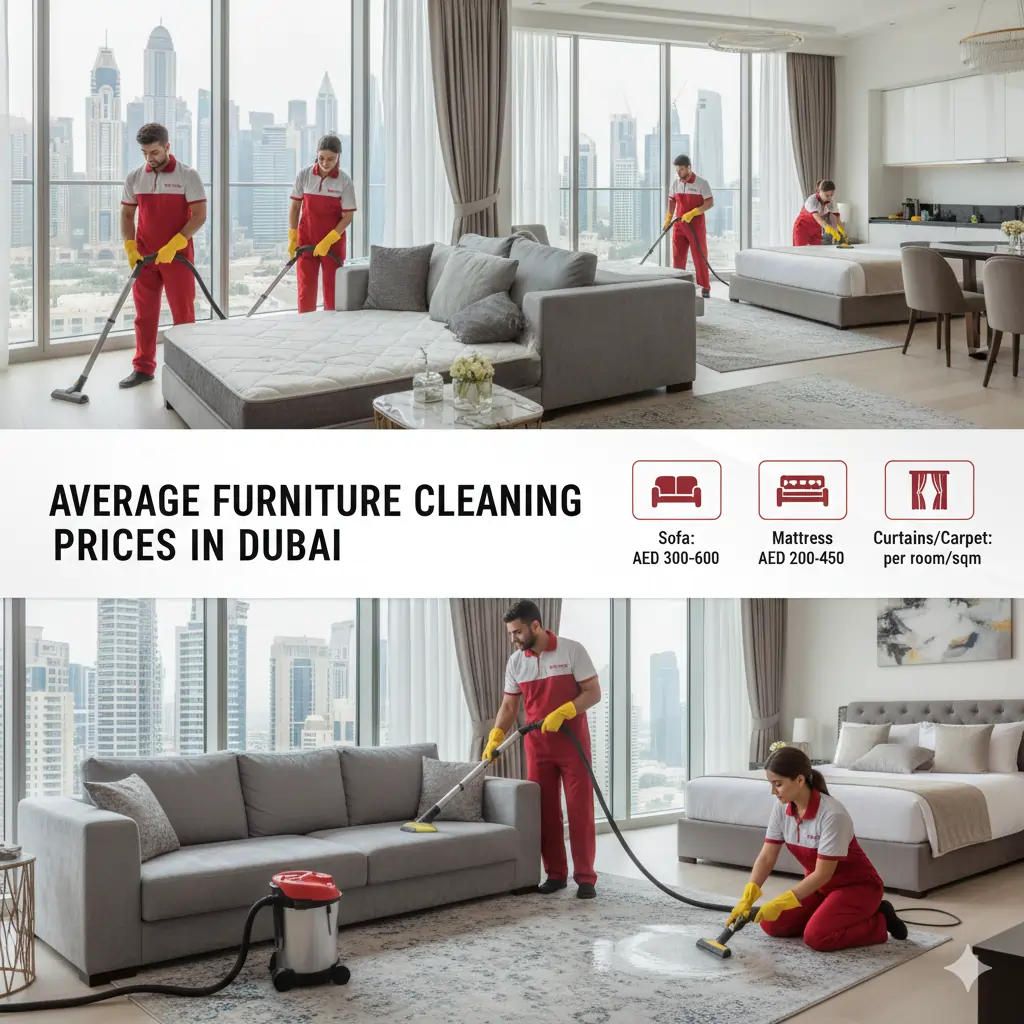Average Furniture Cleaning Prices in Dubai