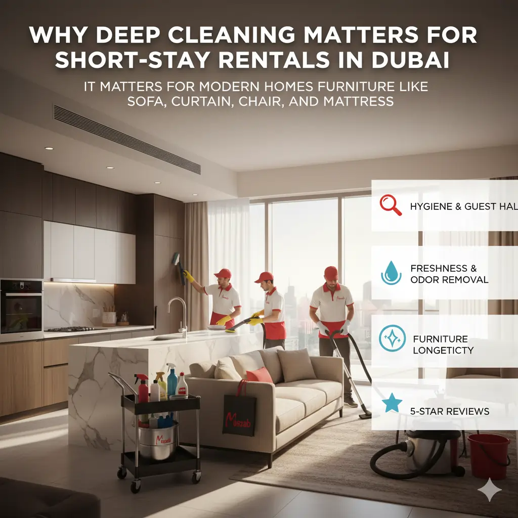 Why Deep Cleaning Matters for Short-Stay Rentals in Dubai
