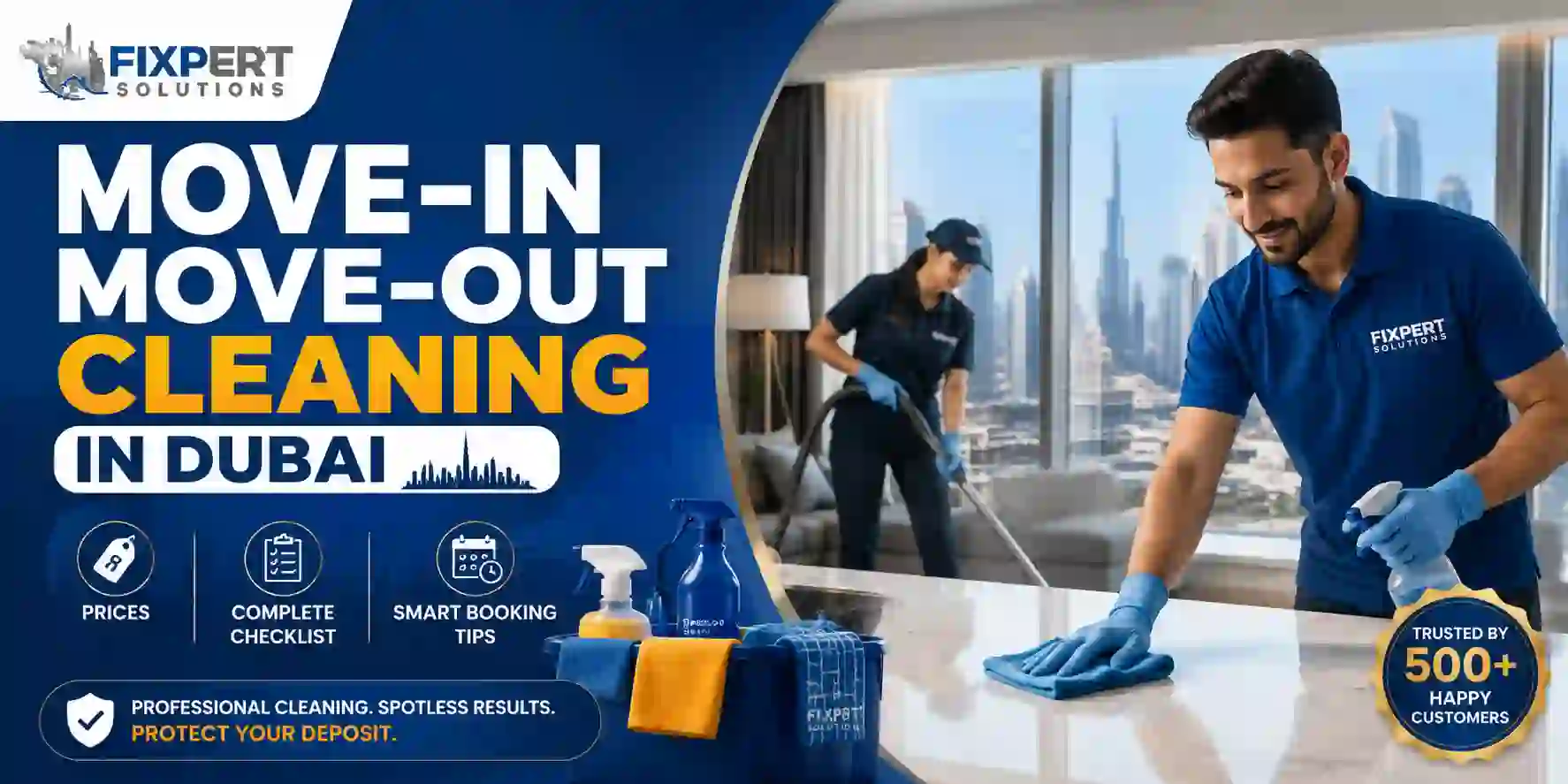 Move-In Move-Out Cleaning in Dubai: Prices, Complete Checklist & Smart Booking Tips