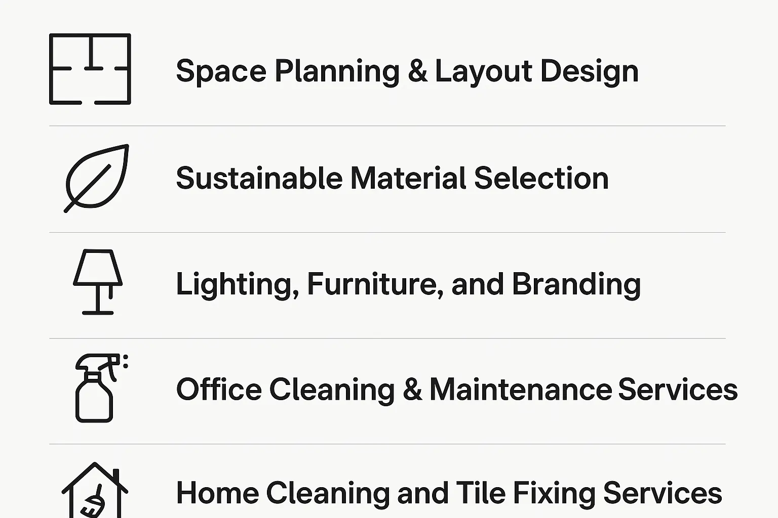 Meezab AE Cleaning, Designing Services