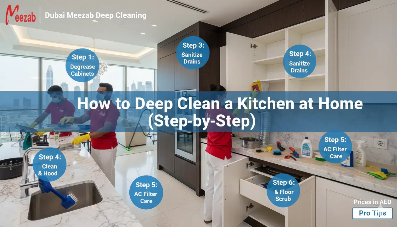 How to Deep Clean a Kitchen at Home (Step-by-Step)