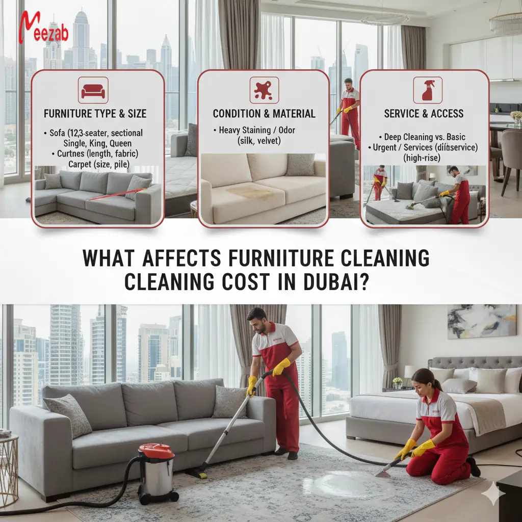 What Affects Furniture Cleaning Cost in Dubai?