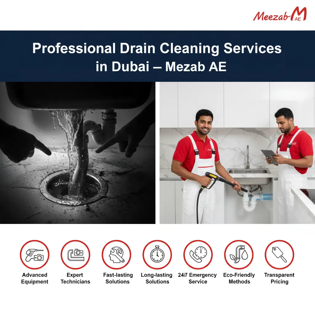 Professional Drain Cleaning Services in Dubai — Cleaning CompanyMeezab AE