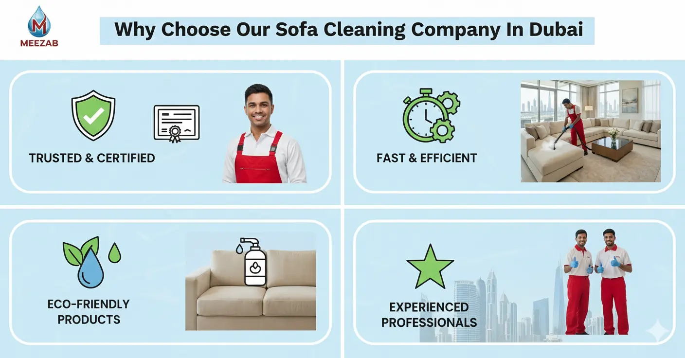 Why Choose Our Sofa Cleaning Company in Dubai