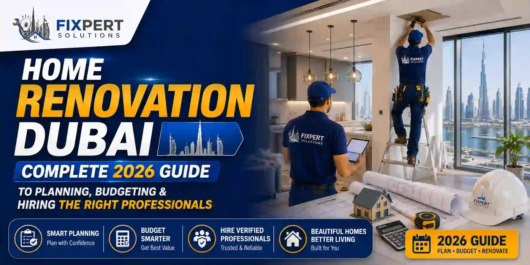 Home Renovation Dubai: Complete 2026 Guide to Planning, Budgeting & Hiring the Right Professionals
