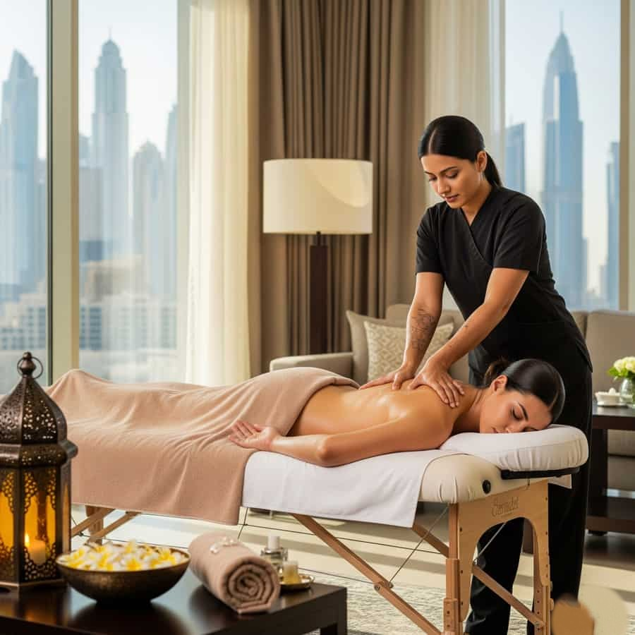 Deep Tissue Massage at Home in Dubai