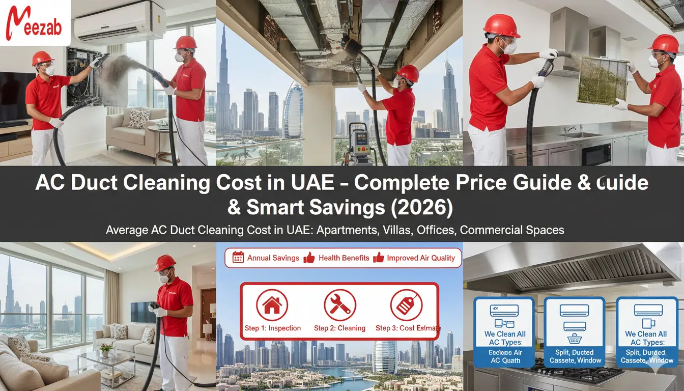 AC Duct Cleaning Cost in UAE – Average Price Breakdown