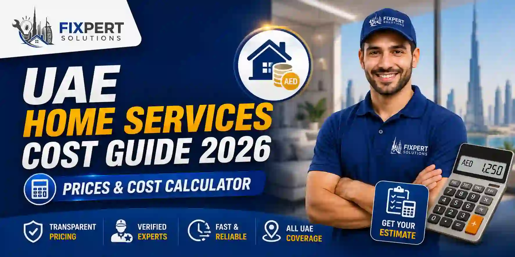 Complete Home Services Cost Guide in UAE (2026): Prices, Factors & Money-Saving Tips