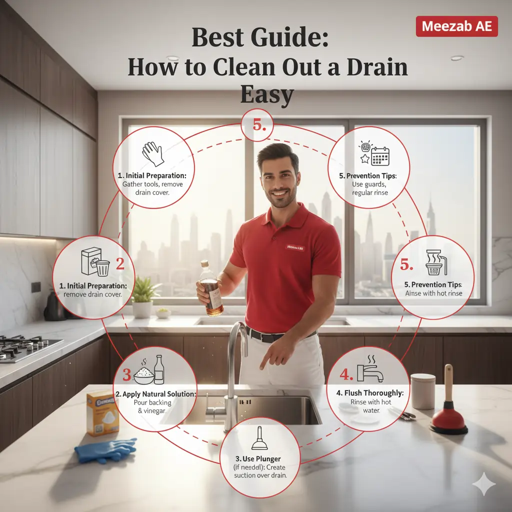 Best Guide: How to Clean Out your kitchen Drain Easy- Cleaning company